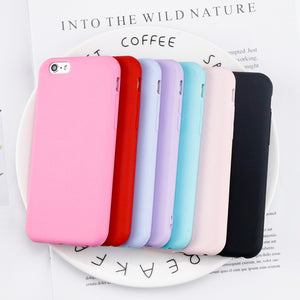 Shockproof Candy Color Silicone Case for iPhone