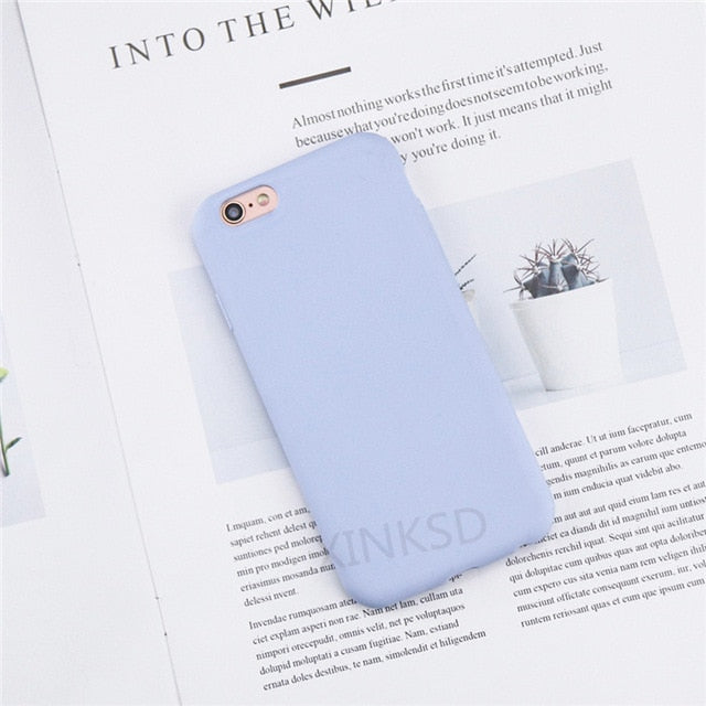 Shockproof Candy Color Silicone Case for iPhone