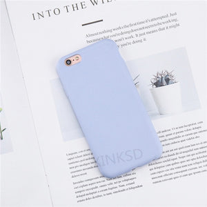 Shockproof Candy Color Silicone Case for iPhone