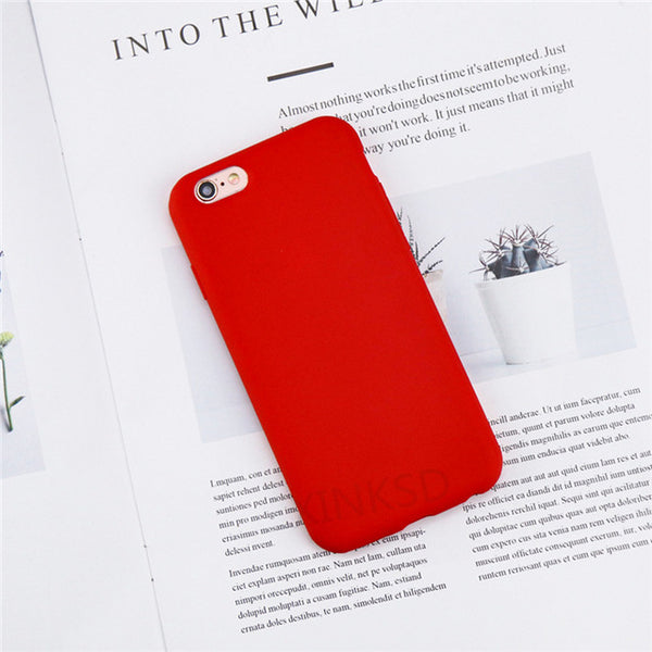 Shockproof Candy Color Silicone Case for iPhone