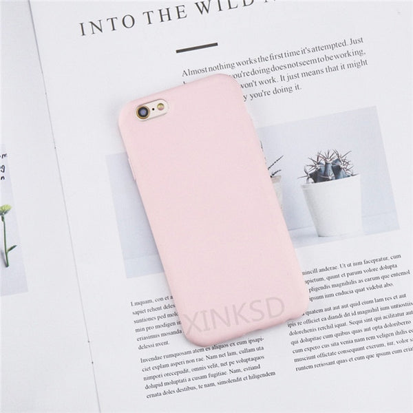 Shockproof Candy Color Silicone Case for iPhone