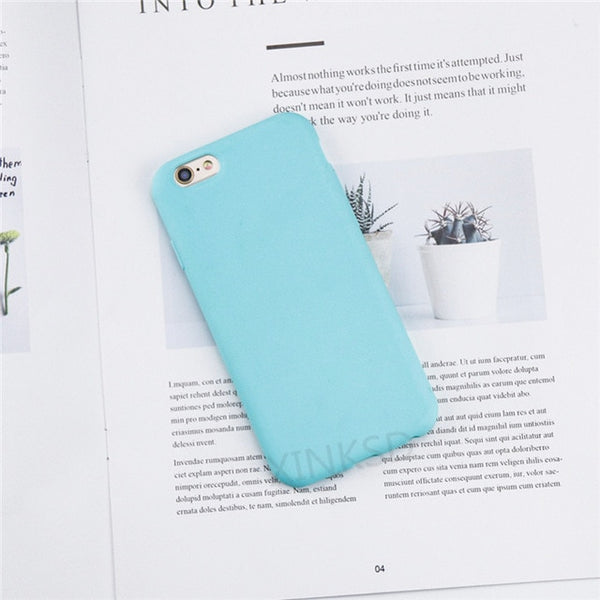 Shockproof Candy Color Silicone Case for iPhone