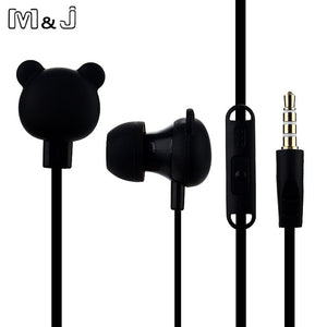 M&J Colorful Cartoon Cute Earphone