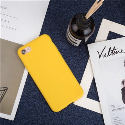 Matte Color Cases for iPhone