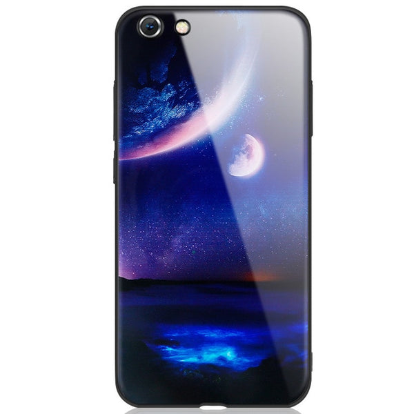 MaxGear Star Space Tempered Glass Case