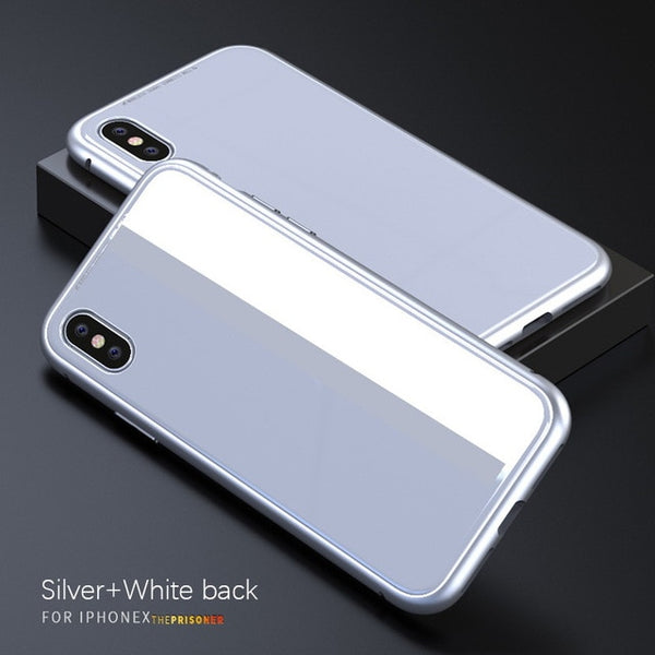 Magnetic Adsorption Flip Case for iPhone