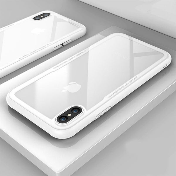 FLOVEME Tempered Glass Phone Case
