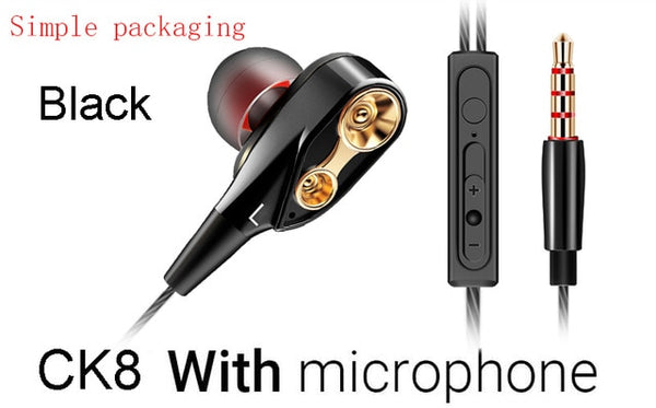 QKZ CK8 In-Ear Super Bass HiFi earphone with Mic