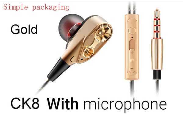 QKZ CK8 In-Ear Super Bass HiFi earphone with Mic